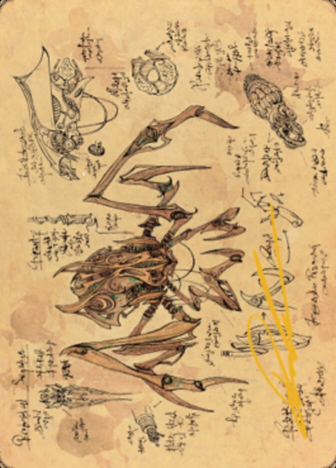 Scrap Trawler Art Card (Gold-Stamped Signature) [The Brothers' War Art Series] MTG Single Magic: The Gathering | Red Claw Gaming