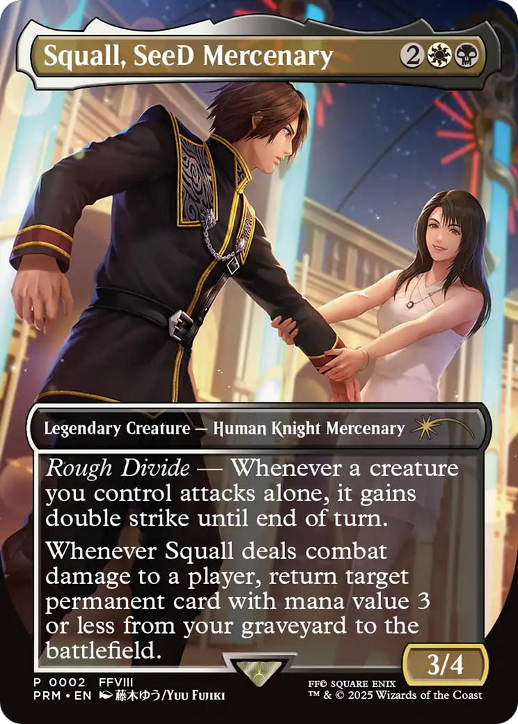 Squall, SeeD Mercenary [Standard Showdown Promos] MTG Single Magic: The Gathering | Red Claw Gaming