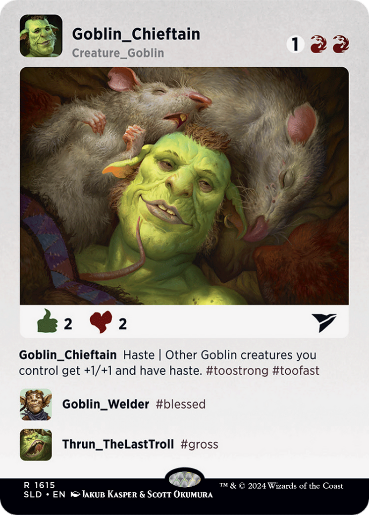 Goblin Chieftain [Secret Lair Drop Series] MTG Single Magic: The Gathering | Red Claw Gaming