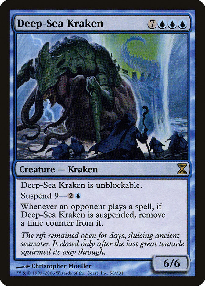 Deep-Sea Kraken [Time Spiral] MTG Single Magic: The Gathering | Red Claw Gaming