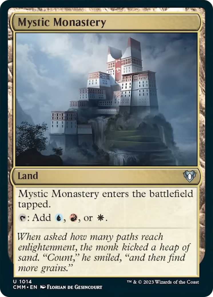 Mystic Monastery [Commander Masters] MTG Single Magic: The Gathering | Red Claw Gaming