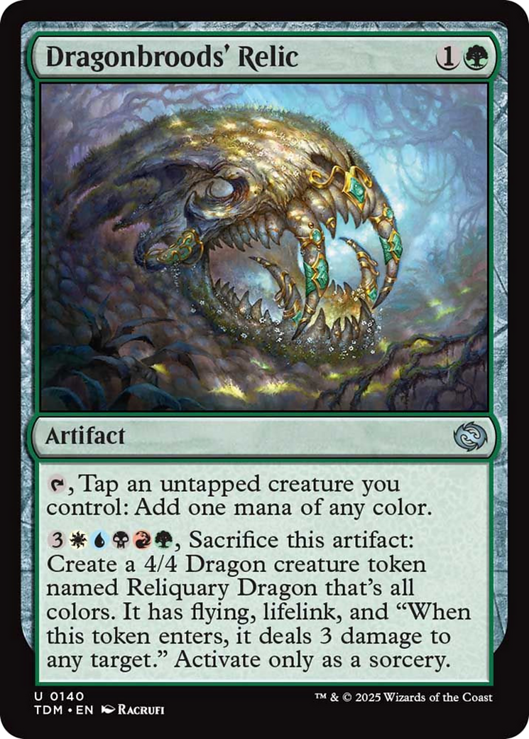 Dragonbroods' Relic [Tarkir: Dragonstorm] MTG Single Magic: The Gathering | Red Claw Gaming