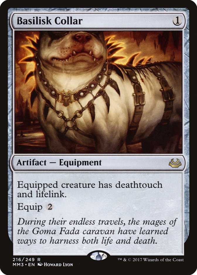 Basilisk Collar [Modern Masters 2017] MTG Single Magic: The Gathering | Red Claw Gaming