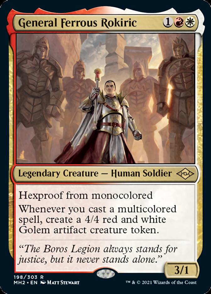 General Ferrous Rokiric [Modern Horizons 2] MTG Single Magic: The Gathering    | Red Claw Gaming