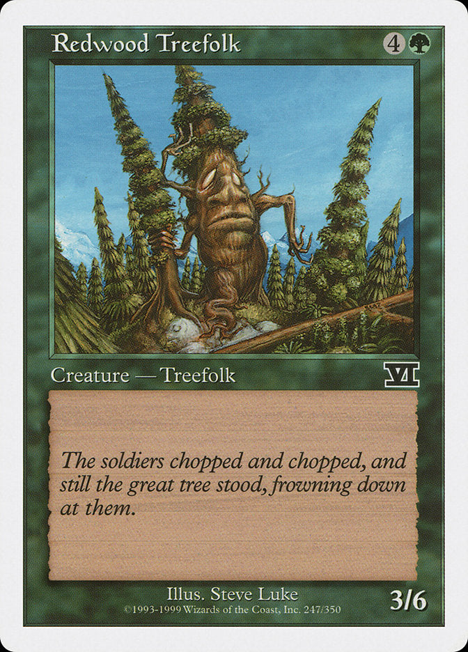 Redwood Treefolk [Classic Sixth Edition] MTG Single Magic: The Gathering | Red Claw Gaming