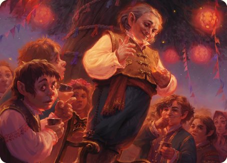 Bilbo, Retired Burglar Art Card [The Lord of the Rings: Tales of Middle-earth Art Series] MTG Single Magic: The Gathering | Red Claw Gaming
