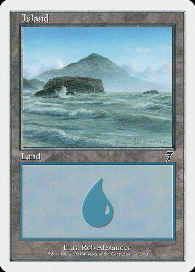 Island (333) [Seventh Edition] MTG Single Magic: The Gathering | Red Claw Gaming