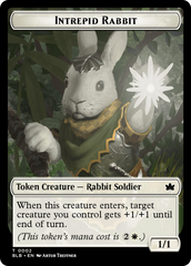 Bat // Intrepid Rabbit Double-Sided Token [Bloomburrow Tokens] MTG Single Magic: The Gathering | Red Claw Gaming