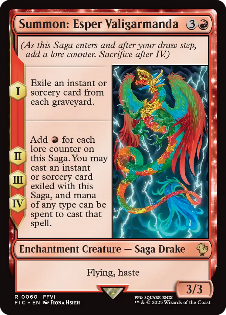 Summon: Esper Valigarmanda [FINAL FANTASY Commander] MTG Single Magic: The Gathering | Red Claw Gaming