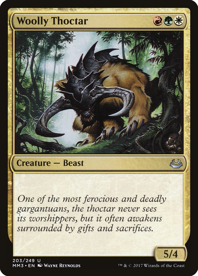 Woolly Thoctar [Modern Masters 2017] MTG Single Magic: The Gathering | Red Claw Gaming