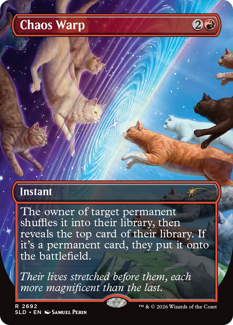 Chaos Warp [Secret Lair Drop Series] MTG Single Magic: The Gathering | Red Claw Gaming
