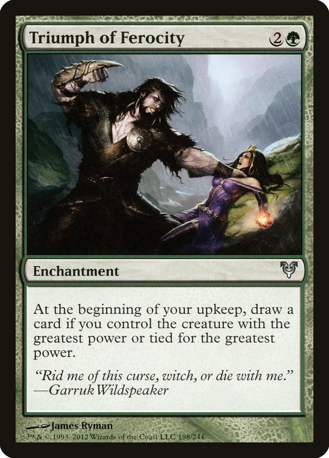 Triumph of Ferocity [Avacyn Restored] MTG Single Magic: The Gathering | Red Claw Gaming