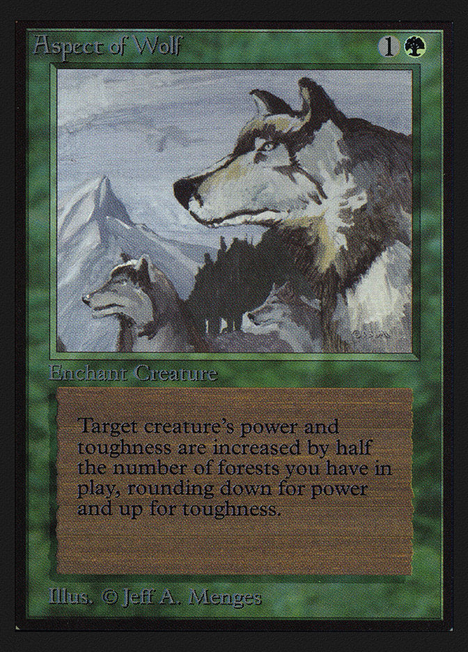 Aspect of Wolf [International Collectors' Edition] MTG Single Magic: The Gathering | Red Claw Gaming