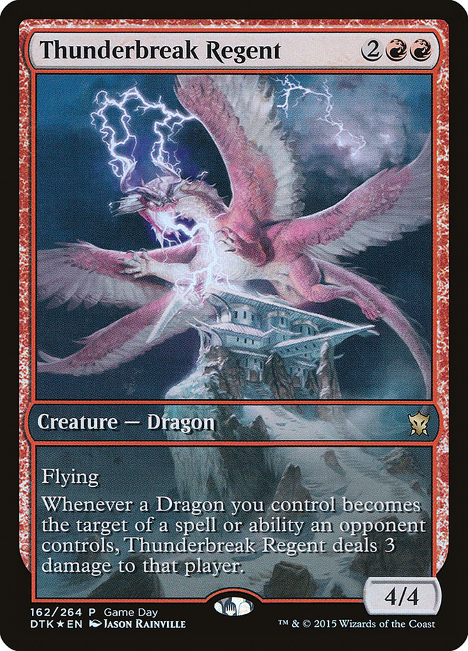Thunderbreak Regent (Game Day) [Dragons of Tarkir Promos] MTG Single Magic: The Gathering | Red Claw Gaming