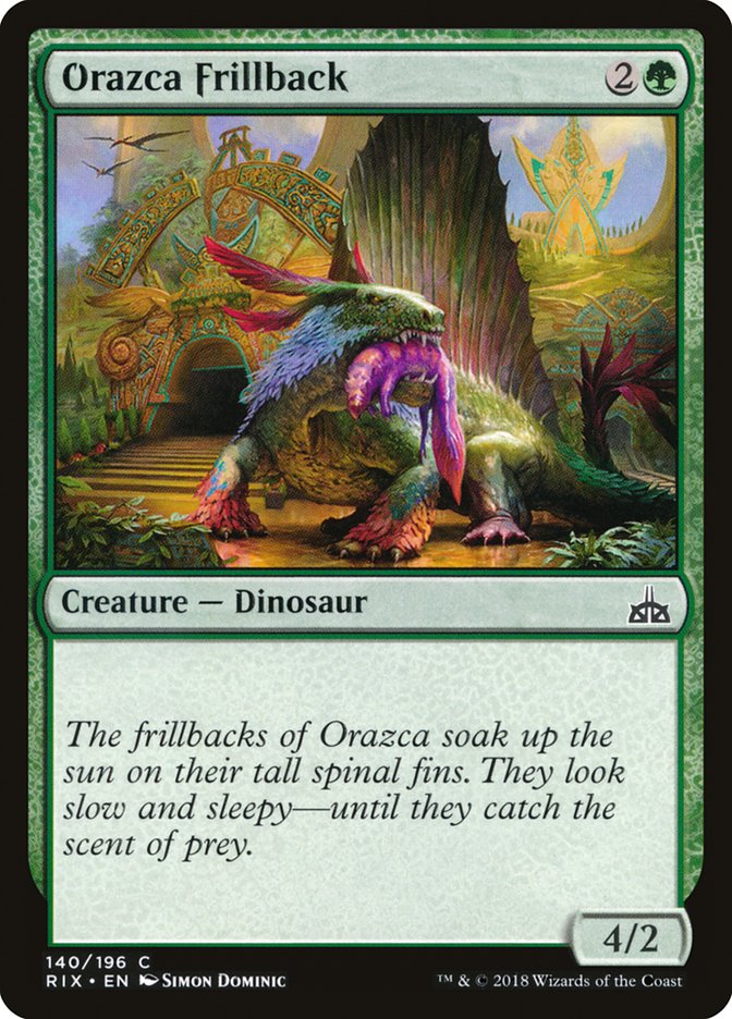 Orazca Frillback [Rivals of Ixalan] MTG Single Magic: The Gathering | Red Claw Gaming