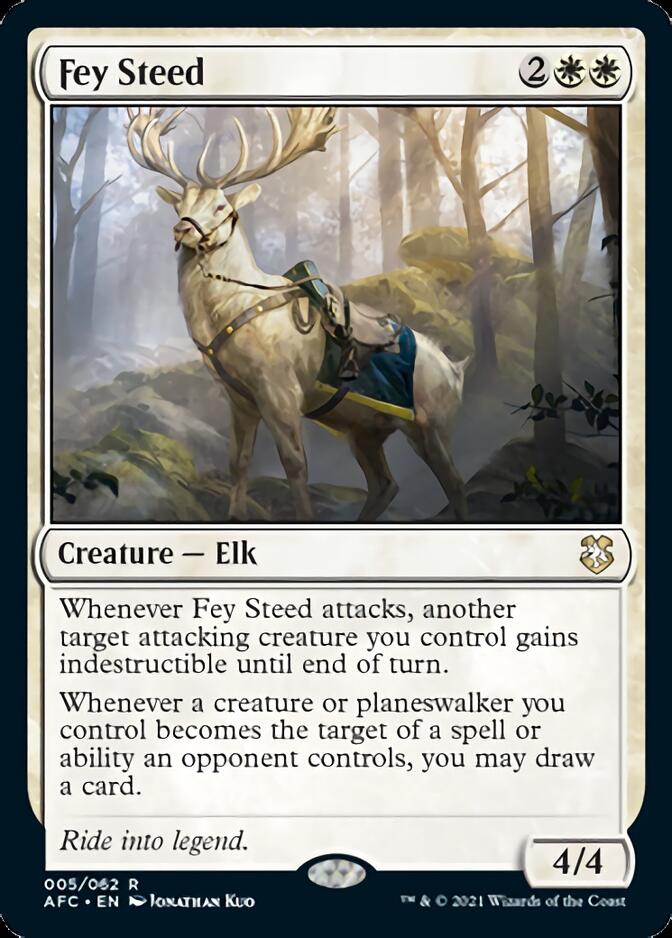 Fey Steed [Dungeons & Dragons: Adventures in the Forgotten Realms Commander] MTG Single Magic: The Gathering | Red Claw Gaming