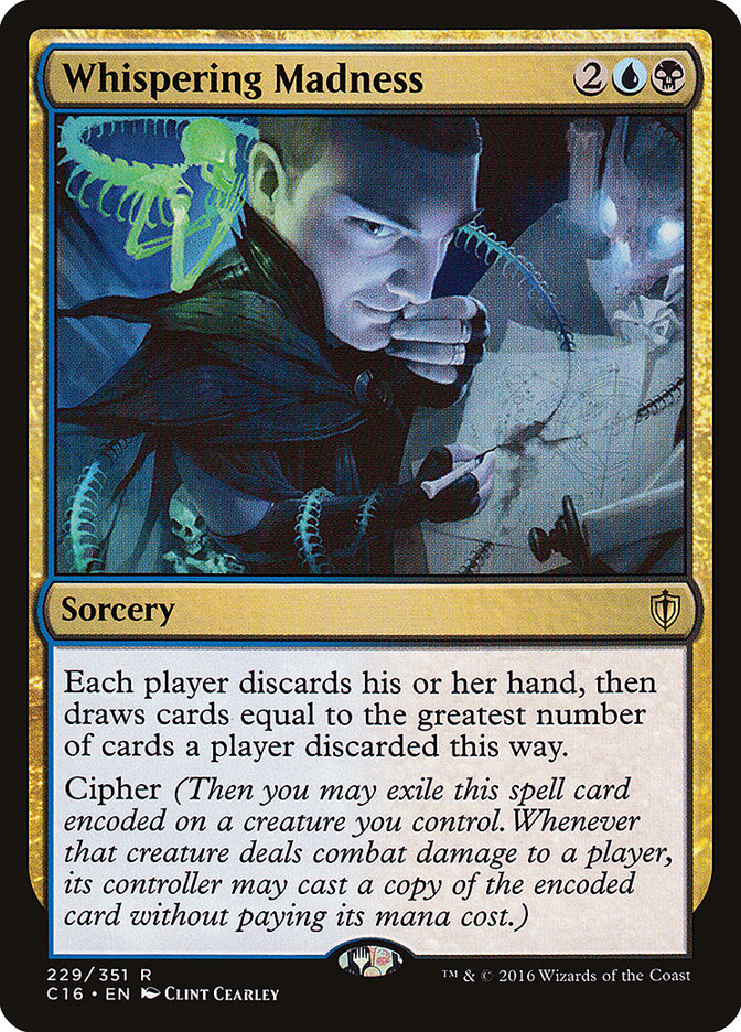 Whispering Madness [Commander 2016] MTG Single Magic: The Gathering | Red Claw Gaming