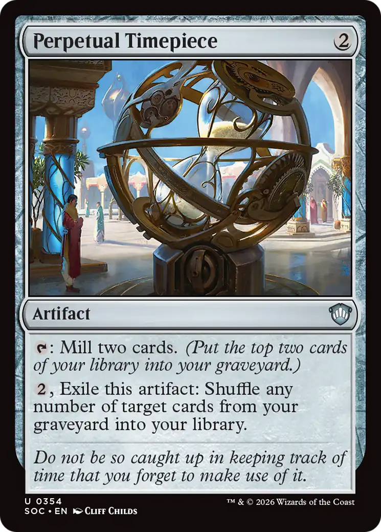 Perpetual Timepiece [Secrets of Strixhaven Commander] MTG Single Magic: The Gathering | Red Claw Gaming