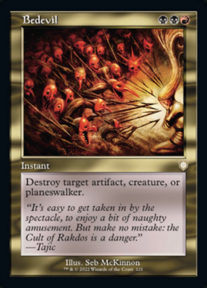 Bedevil (Retro) [The Brothers' War Commander] MTG Single Magic: The Gathering | Red Claw Gaming