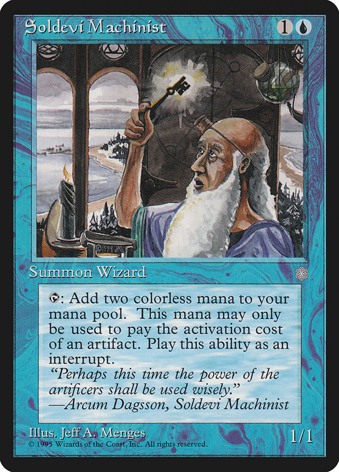 Soldevi Machinist [Ice Age] MTG Single Magic: The Gathering | Red Claw Gaming