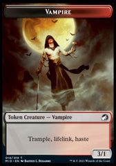 Clue // Vampire Double-Sided Token [Innistrad: Midnight Hunt Tokens] MTG Single Magic: The Gathering | Red Claw Gaming
