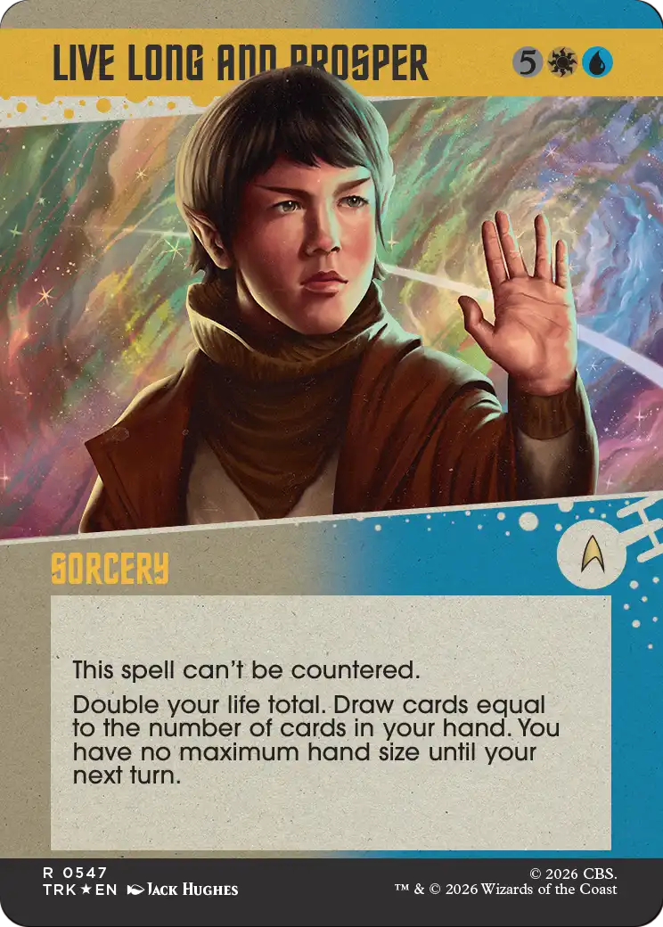 Live Long and Prosper (Showcase) (Surge Foil) [Star Trek] MTG Single Magic: The Gathering | Red Claw Gaming