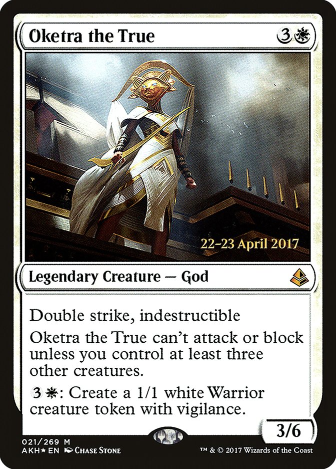 Oketra the True [Amonkhet Prerelease Promos] MTG Single Magic: The Gathering | Red Claw Gaming