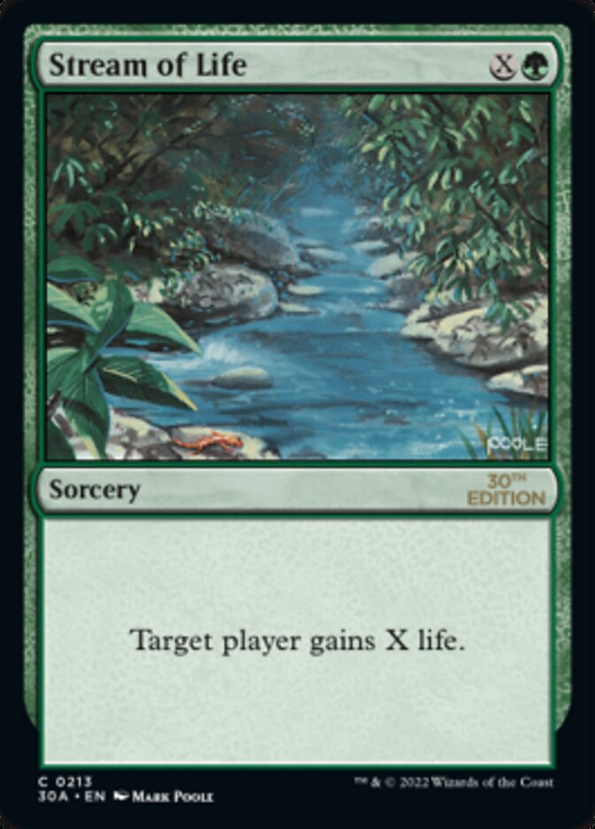 Stream of Life [30th Anniversary Edition] MTG Single Magic: The Gathering | Red Claw Gaming