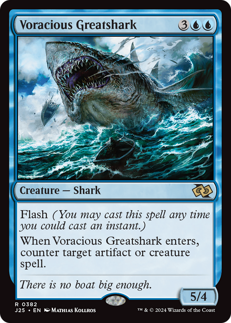 Voracious Greatshark [Foundations Jumpstart] MTG Single Magic: The Gathering | Red Claw Gaming