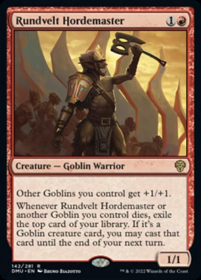 Rundvelt Hordemaster [Dominaria United] MTG Single Magic: The Gathering | Red Claw Gaming