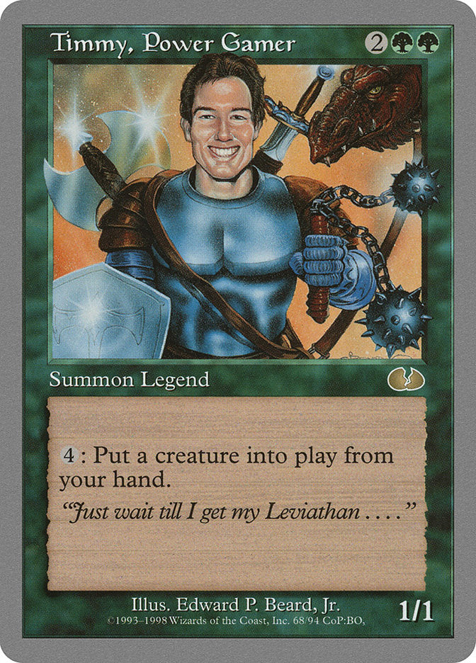 Timmy, Power Gamer [Unglued] MTG Single Magic: The Gathering | Red Claw Gaming
