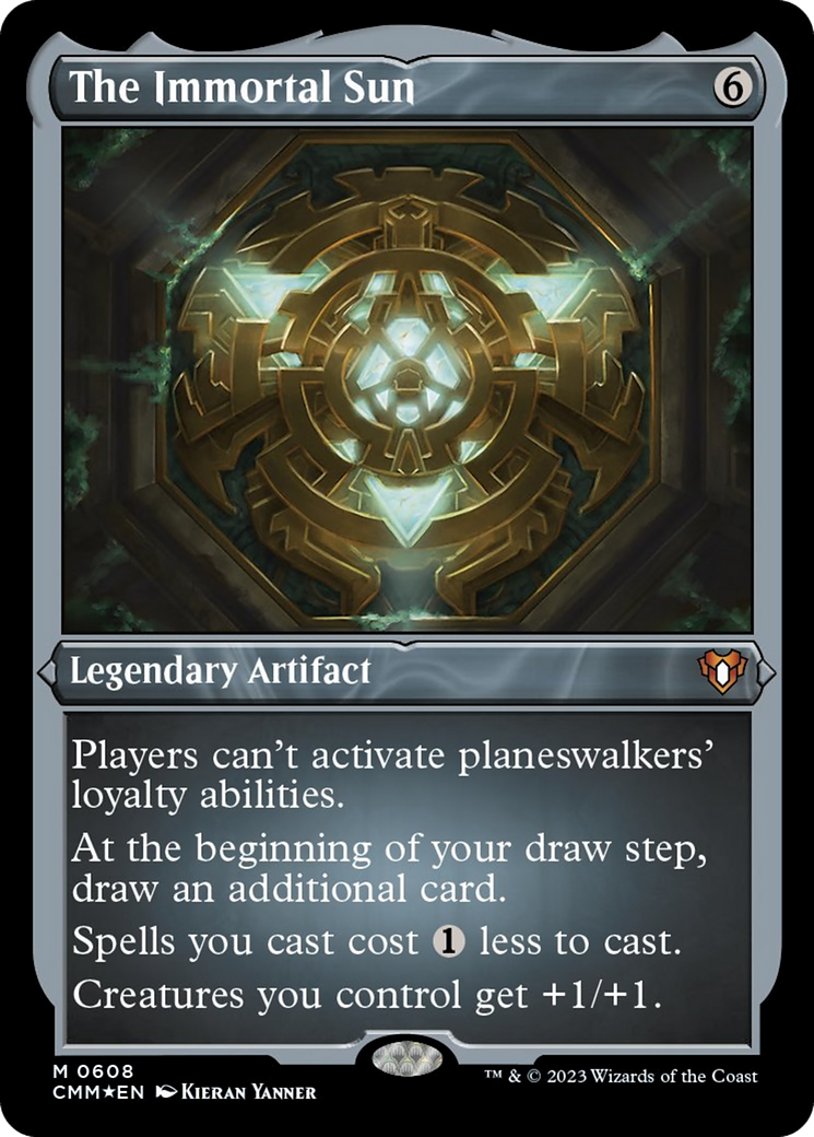 The Immortal Sun (Foil Etched) [Commander Masters] MTG Single Magic: The Gathering | Red Claw Gaming