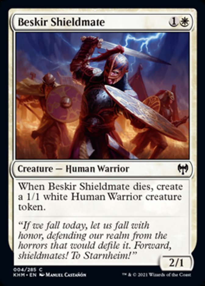 Beskir Shieldmate [Kaldheim] MTG Single Magic: The Gathering | Red Claw Gaming