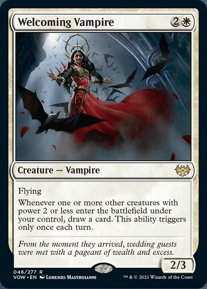 Welcoming Vampire [Innistrad: Crimson Vow] MTG Single Magic: The Gathering | Red Claw Gaming