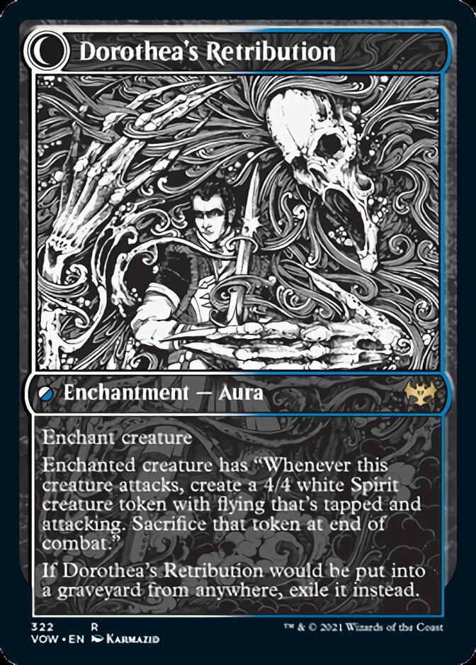 Dorothea, Vengeful Victim // Dorothea's Retribution (Showcase Eternal Night) [Innistrad: Crimson Vow] MTG Single Magic: The Gathering | Red Claw Gaming