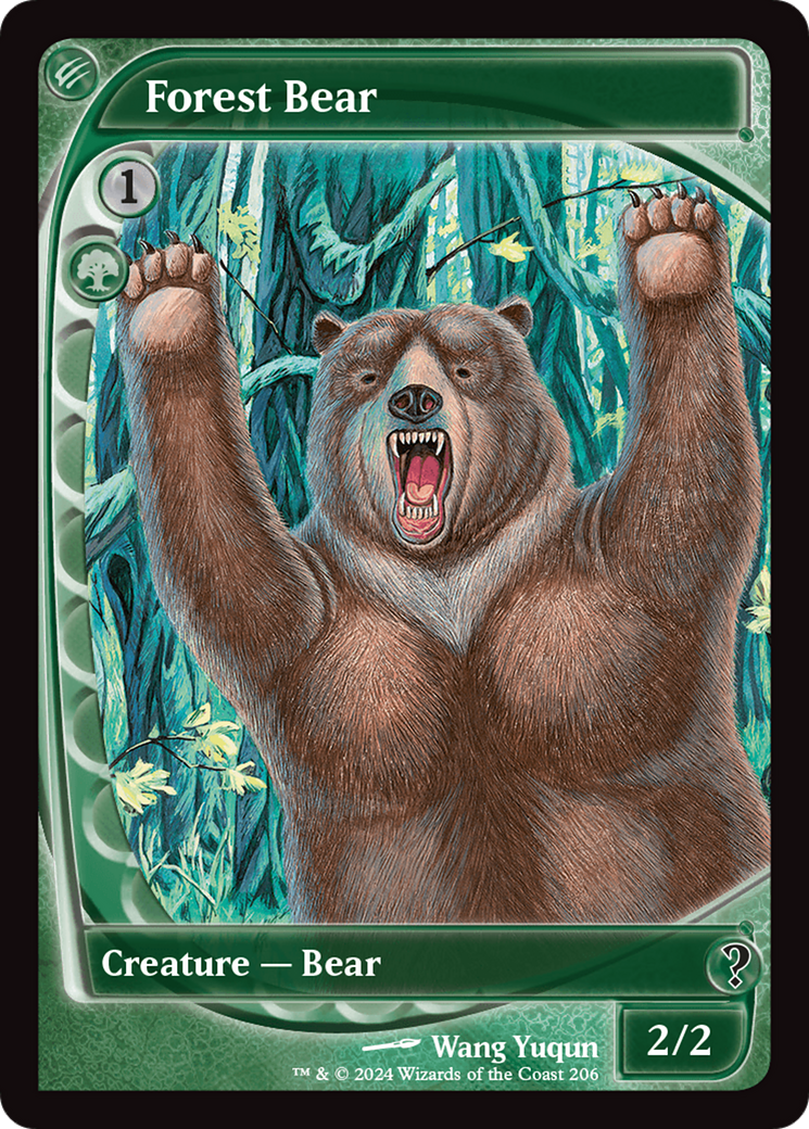 Forest Bear (Future Sight) [Mystery Booster 2] MTG Single Magic: The Gathering | Red Claw Gaming