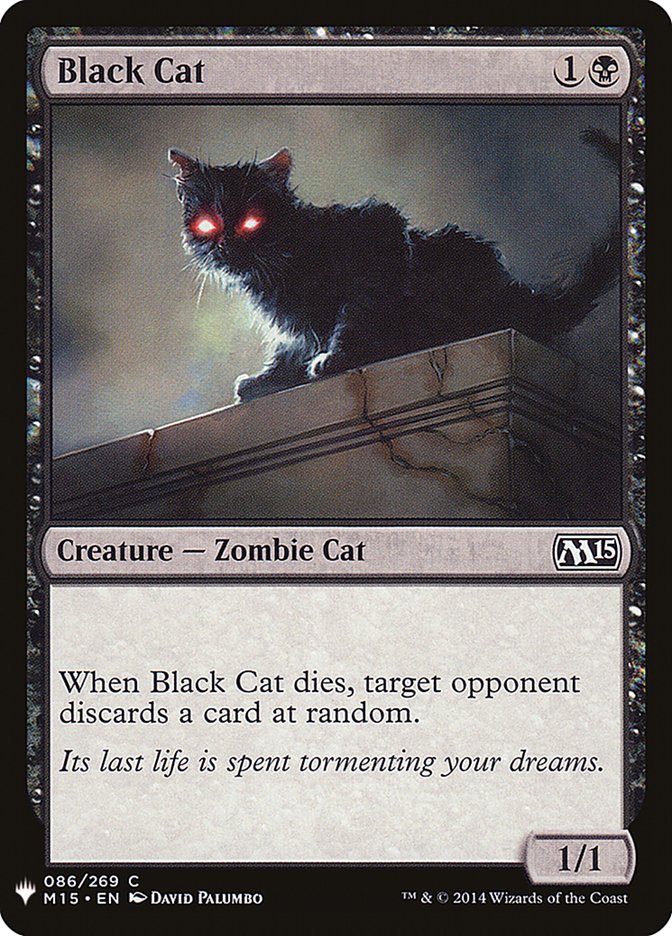 Black Cat [Mystery Booster] MTG Single Magic: The Gathering    | Red Claw Gaming