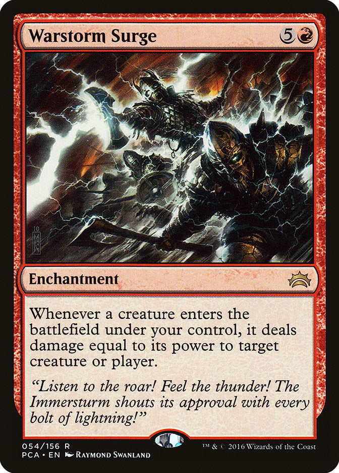 Warstorm Surge [Planechase Anthology] MTG Single Magic: The Gathering | Red Claw Gaming