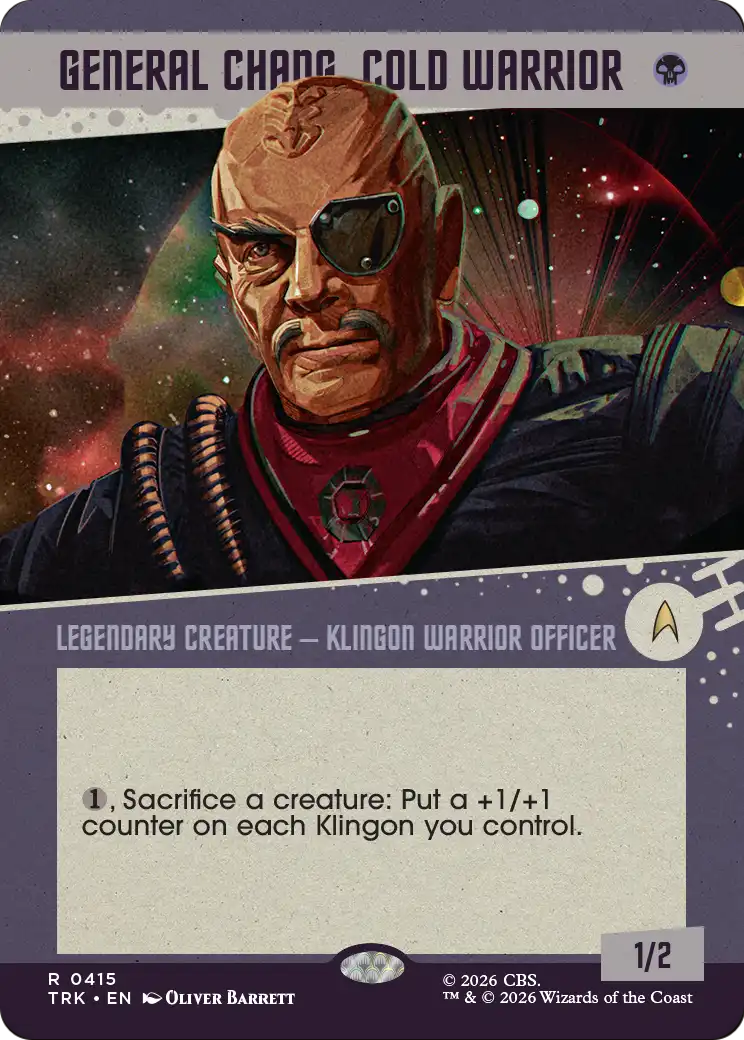 General Chang, Cold Warrior (0415) (Showcase) [Star Trek] | Red Claw Gaming