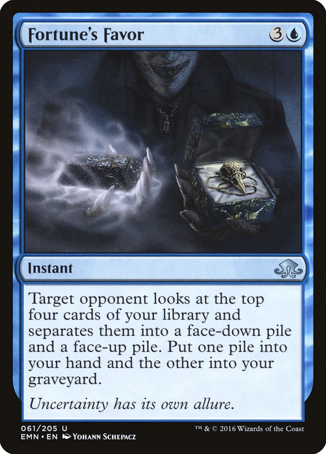 Fortune's Favor [Eldritch Moon] MTG Single Magic: The Gathering | Red Claw Gaming