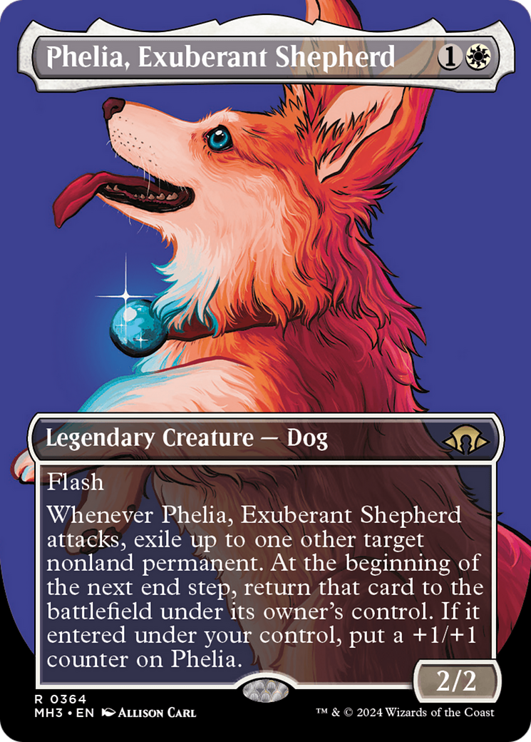 Phelia, Exuberant Shepherd (Borderless) [Modern Horizons 3] MTG Single Magic: The Gathering    | Red Claw Gaming