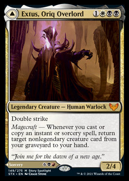 Extus, Oriq Overlord // Awaken the Blood Avatar [Strixhaven: School of Mages] MTG Single Magic: The Gathering | Red Claw Gaming