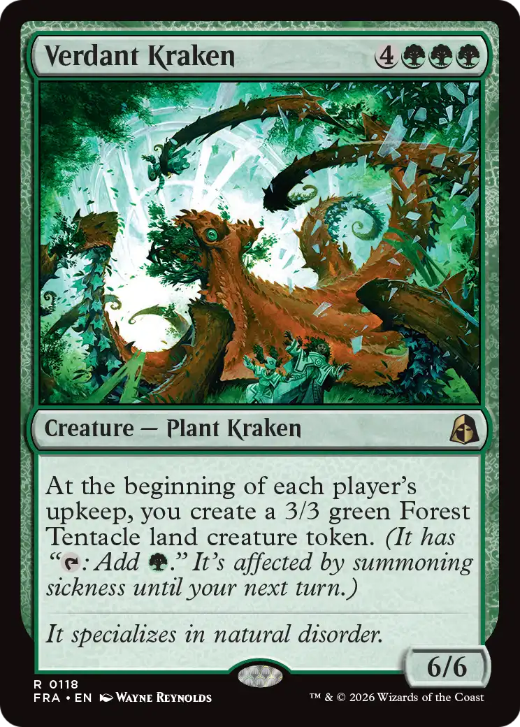 Verdant Kraken [Reality Fracture] | Red Claw Gaming