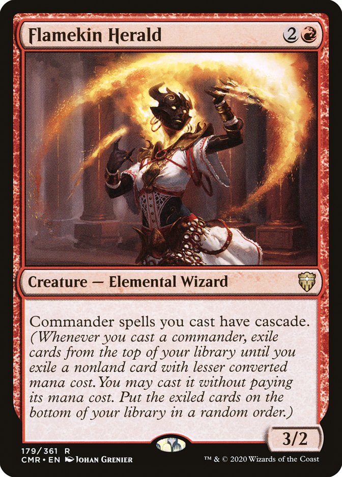 Flamekin Herald [Commander Legends] MTG Single Magic: The Gathering | Red Claw Gaming