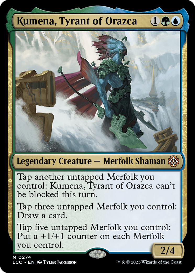Kumena, Tyrant of Orazca [The Lost Caverns of Ixalan Commander] MTG Single Magic: The Gathering | Red Claw Gaming