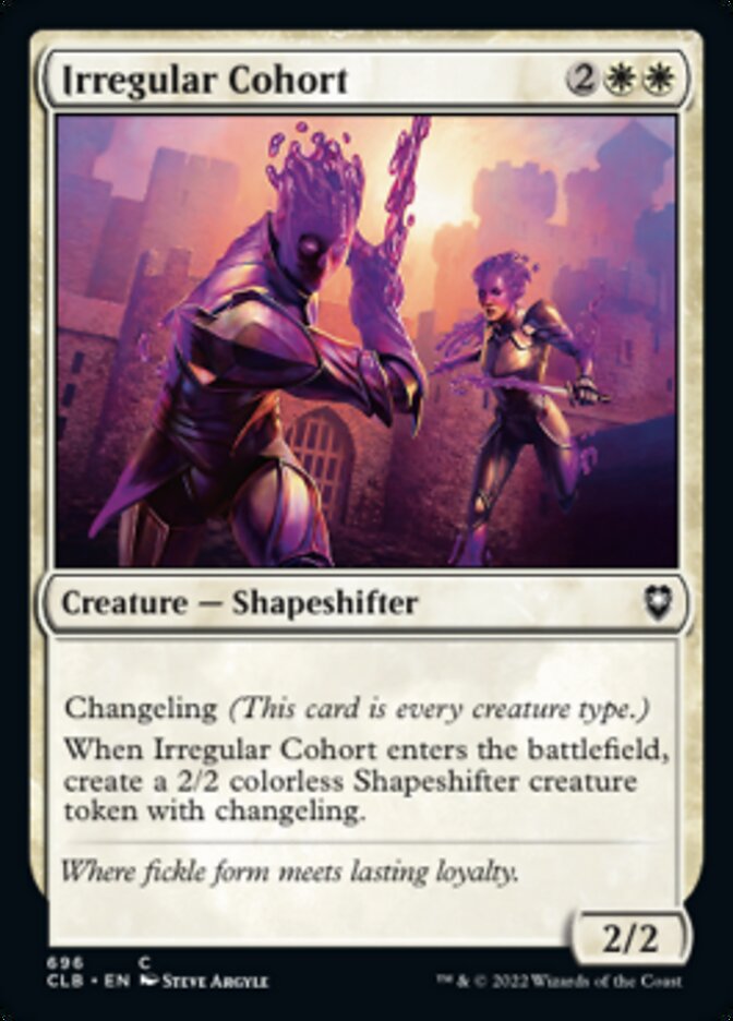 Irregular Cohort [Commander Legends: Battle for Baldur's Gate] MTG Single Magic: The Gathering | Red Claw Gaming