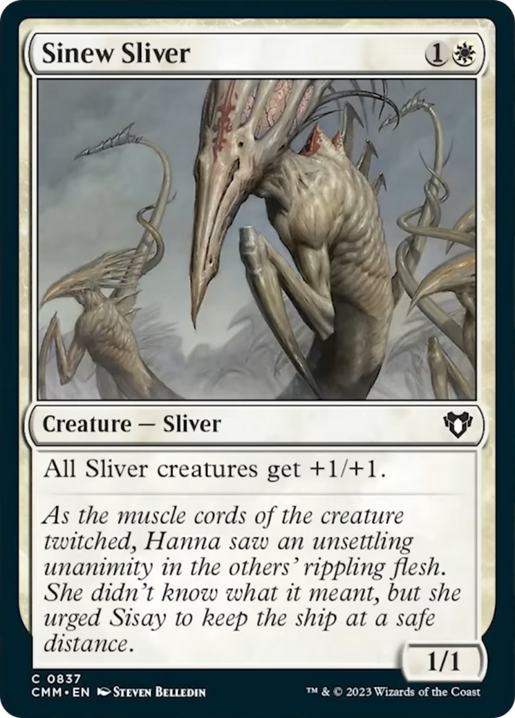 Sinew Sliver [Commander Masters] MTG Single Magic: The Gathering | Red Claw Gaming