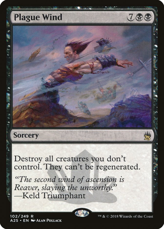 Plague Wind [Masters 25] MTG Single Magic: The Gathering | Red Claw Gaming