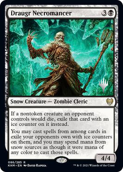 Draugr Necromancer (Promo Pack) [Kaldheim Promos] MTG Single Magic: The Gathering | Red Claw Gaming
