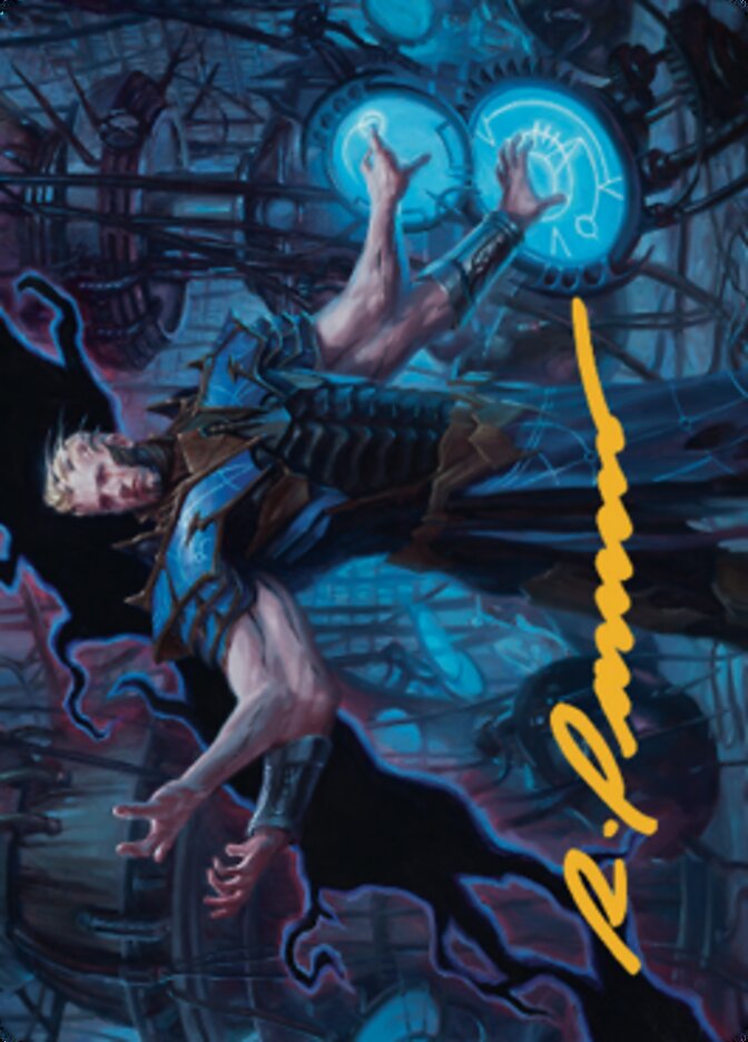 Ertai Resurrected Art Card 1 (Gold-Stamped Signature) [Dominaria United Art Series] MTG Single Magic: The Gathering | Red Claw Gaming
